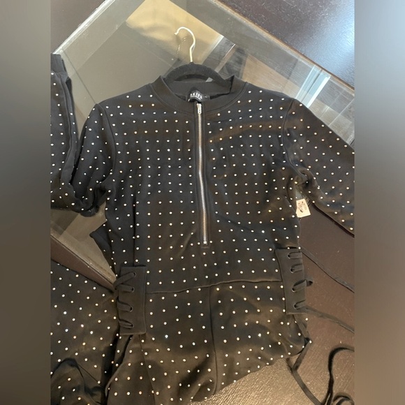 AKIRA Rhinestone Jumpsuit - Picture 6 of 8